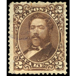 us stamp postage issues hawa35 king david kalakaua 2 1875