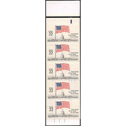 us stamp postage issues bk144 flag over capitol dome 1985