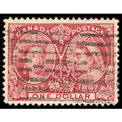 canada stamp 61 queen victoria diamond jubilee 1 1897 U VF 018