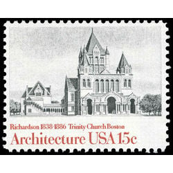 us stamp postage issues 1839 trinity church 15 1980