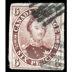 canada stamp 2tc hrh prince albert 6d 1857 u vf 001