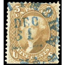 us stamp postage issues 67a jefferson 5 1861