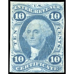 us stamp postage issues r33a george washington certificate 10 1862
