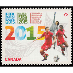 canada stamp 2837i fifa women s world cup canada 2015 2015