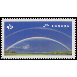 canada stamp 2843i double rainbow 2015