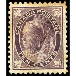 canada stamp 73 queen victoria 10 1897 m vf 005