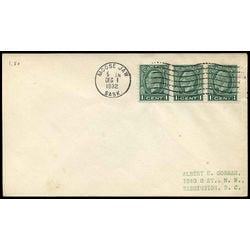 canada stamp 195 king george v 1 1932 fdc 003