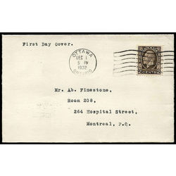 canada stamp 196 king george v 2 1932 fdc 002