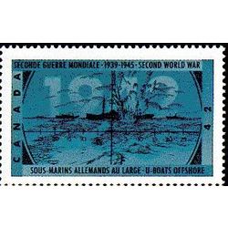 canada stamp 1451 u boats offshore 42 1992