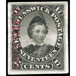 new brunswick stamp 11piv prince of wales 17 1860