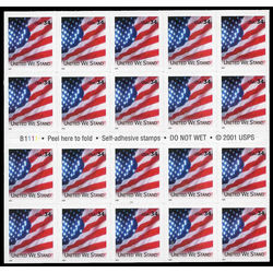 us stamp postage issues 3549a united we stand flag 2001