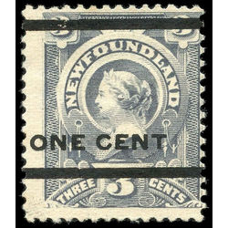 newfoundland stamp 77 queen victoria 1897 m f ng 005