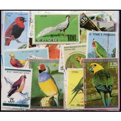 birds on stamps
