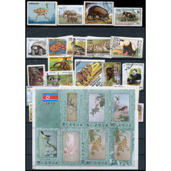 animals on stamps complete sets