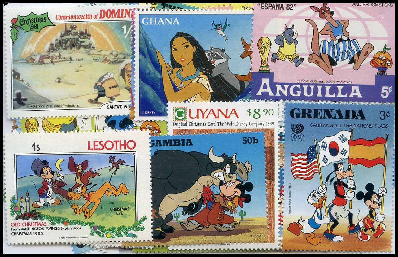 Buy Disney Cartoons on stamps | Arpin Philately