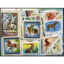 horses on stamps