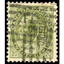 canada stamp 84 queen victoria 20 1900 u vf 006