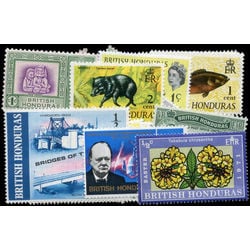 british honduras stamp packet