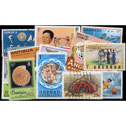 british west indies stamp packet