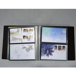 unisafe fdc album with 95 different official canada post first day covers from december 2003 to december 2006