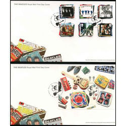 great britain fdc 2420 and fdc 2421 26 set
