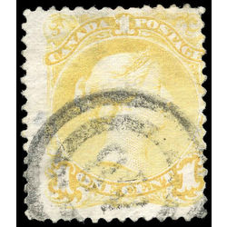 canada stamp 23i queen victoria 1 1869 u f 001