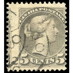 canada stamp 42 queen victoria 5 1888 u f 007