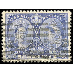 canada stamp 60 queen victoria diamond jubilee 50 1897 U VF 012
