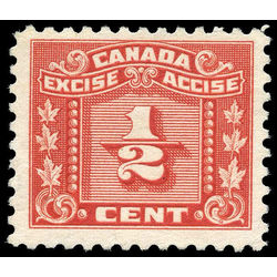 canada revenue stamp fx60 three leaf excise tax 1 2 1934