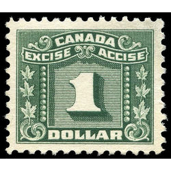 canada revenue stamp fx83 three leaf excise tax 1 1934