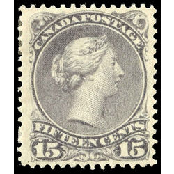 canada stamp 29i queen victoria 15 1868 m vfog 003