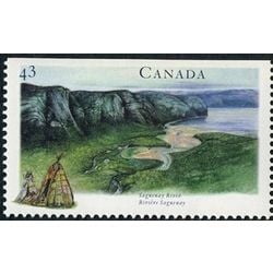 canada stamp 1511 saguenay river qc 43 1994