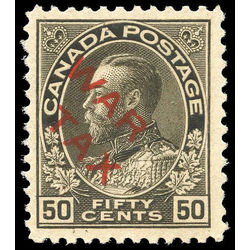 canada stamp mr war tax mr2d war tax 50 1915 m vf 002