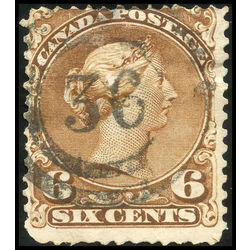 canada stamp 27 queen victoria 6 1868 u def 004