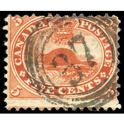 canada stamp 15 beaver 5 1859 u vg 007
