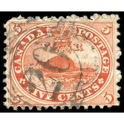 canada stamp 15 beaver 5 1859 u f 009