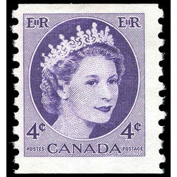 canada stamp 347ii queen elizabeth ii 4 1954