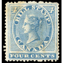 canada revenue stamp fb4 first bill issue 4 1864