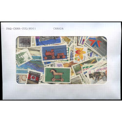 collection of 600 canada stamps