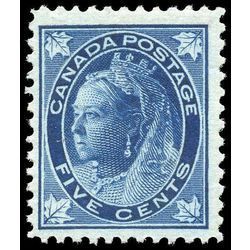 canada stamp 70 queen victoria 5 1897 m vfnh 007