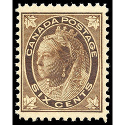 canada stamp 71 queen victoria 6 1897 m vfnh 007