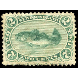 newfoundland stamp 24 codfish 2 1871 m vgog 005