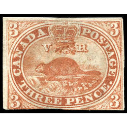canada stamp 4 beaver 3d 1852 m f 018