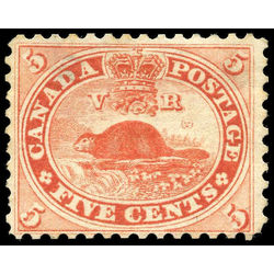 canada stamp 15 beaver 5 1859 m f 011