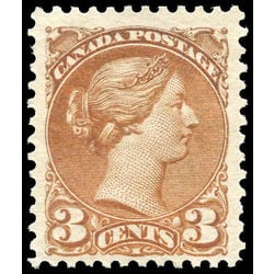 canada stamp 37b queen victoria 3 1870 m f vf 003