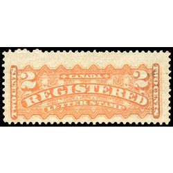 canada stamp f registration f1 registered stamp 2 1875 m fnh 006