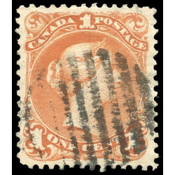 canada stamp 22 queen victoria 1 1868 u vf 006