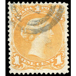 canada stamp 23a queen victoria 1 1869 u vf 002