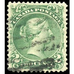 canada stamp 24 queen victoria 2 1868 u vf 008