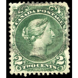 canada stamp 24 queen victoria 2 1868 u vf 009